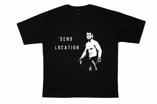 "Send location" Khabib Shirt