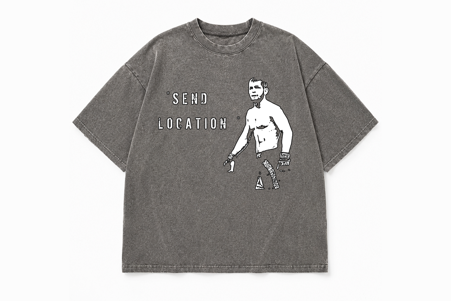 "Send location" Khabib Shirt